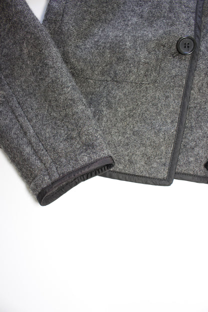 Prada 2000s grey wool blazer