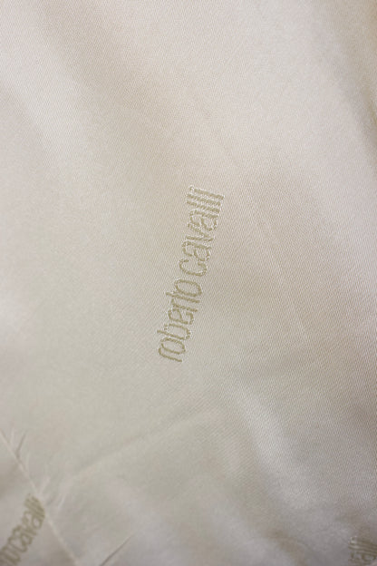 Roberto Cavalli FW 1999 wool & leather blazer