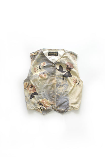 Roberto Cavalli FW 1994 Renaissance denim vest