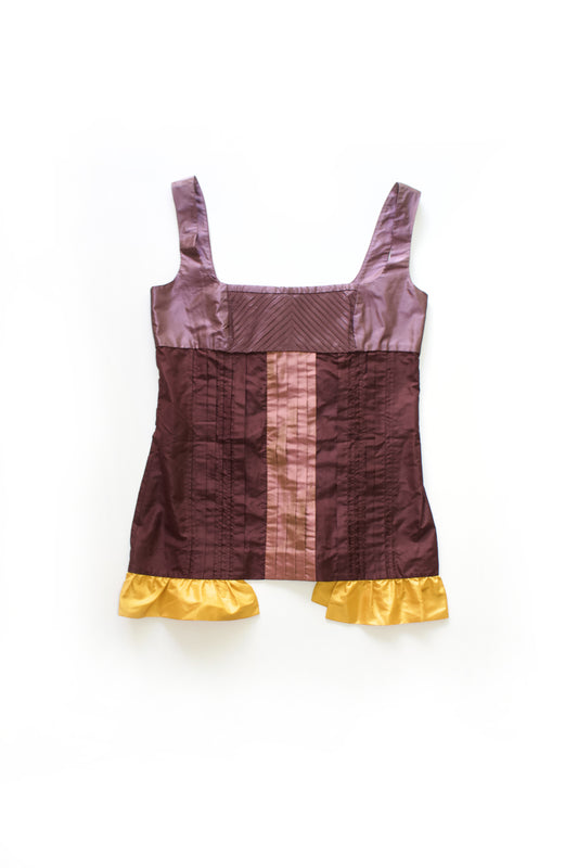 Miu Miu SS 2008 purple silk top