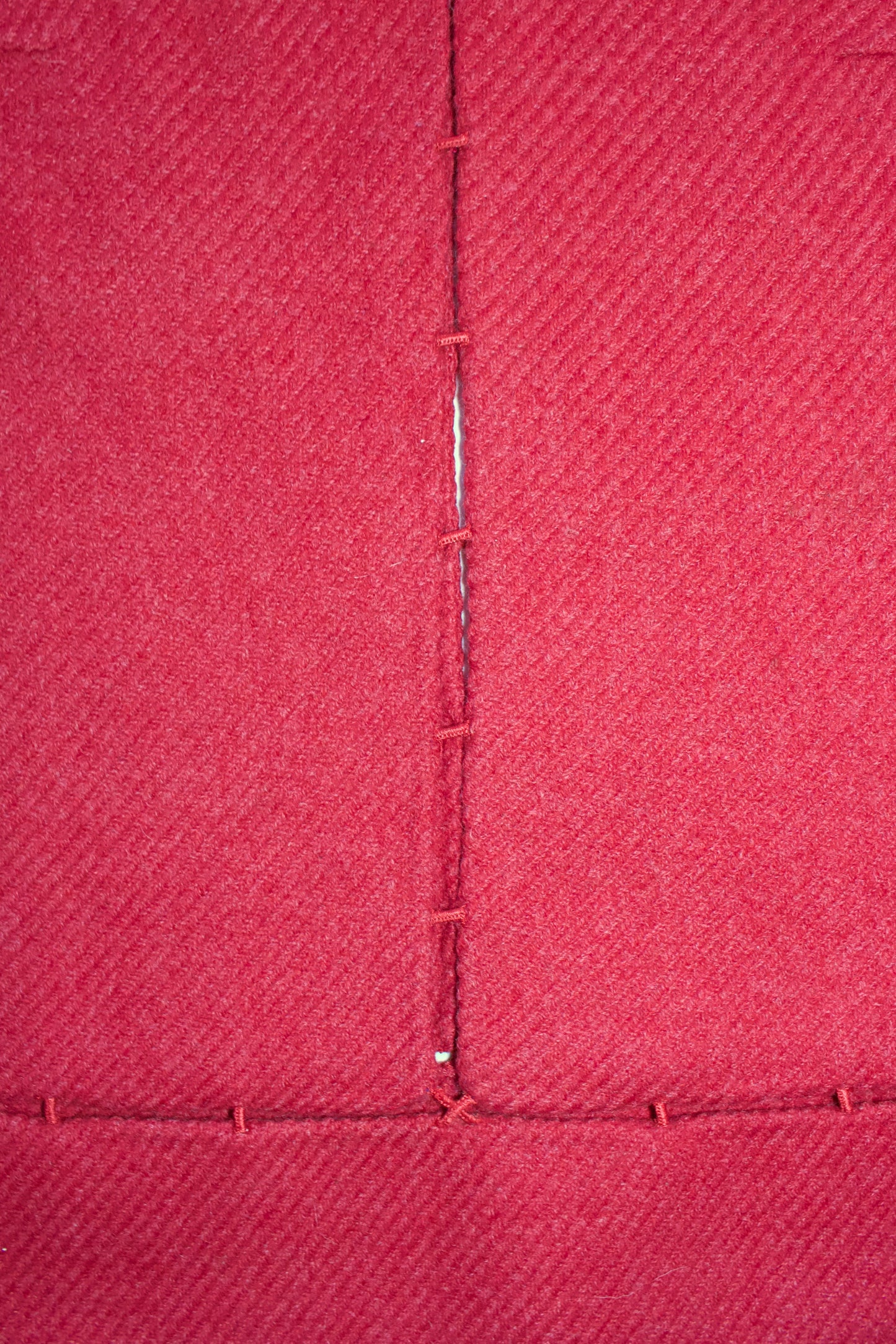 Prada FW 1998 red wool top