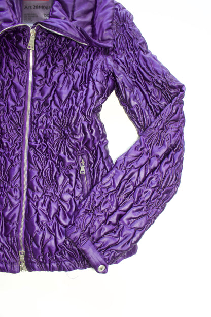 Prada purple matelassé jacket