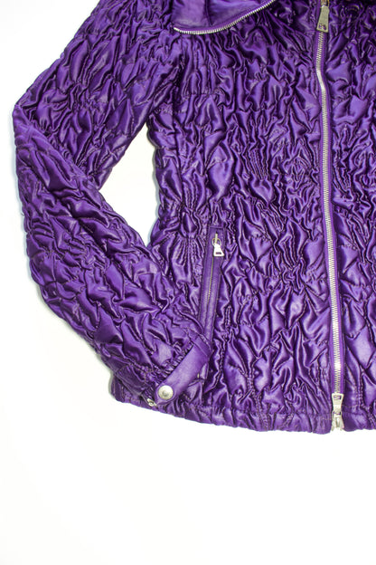 Prada purple matelassé jacket