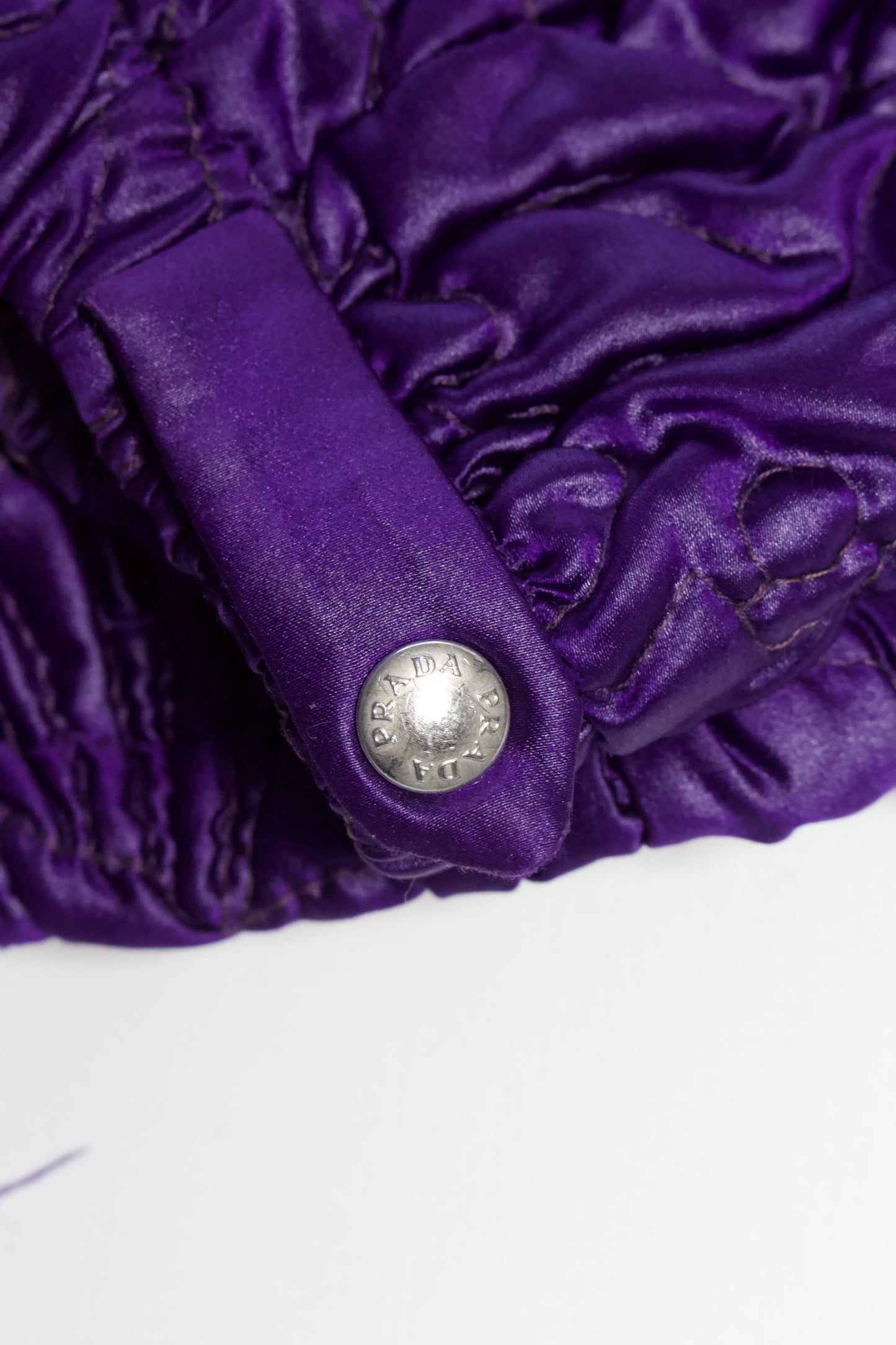 Prada purple matelassé jacket