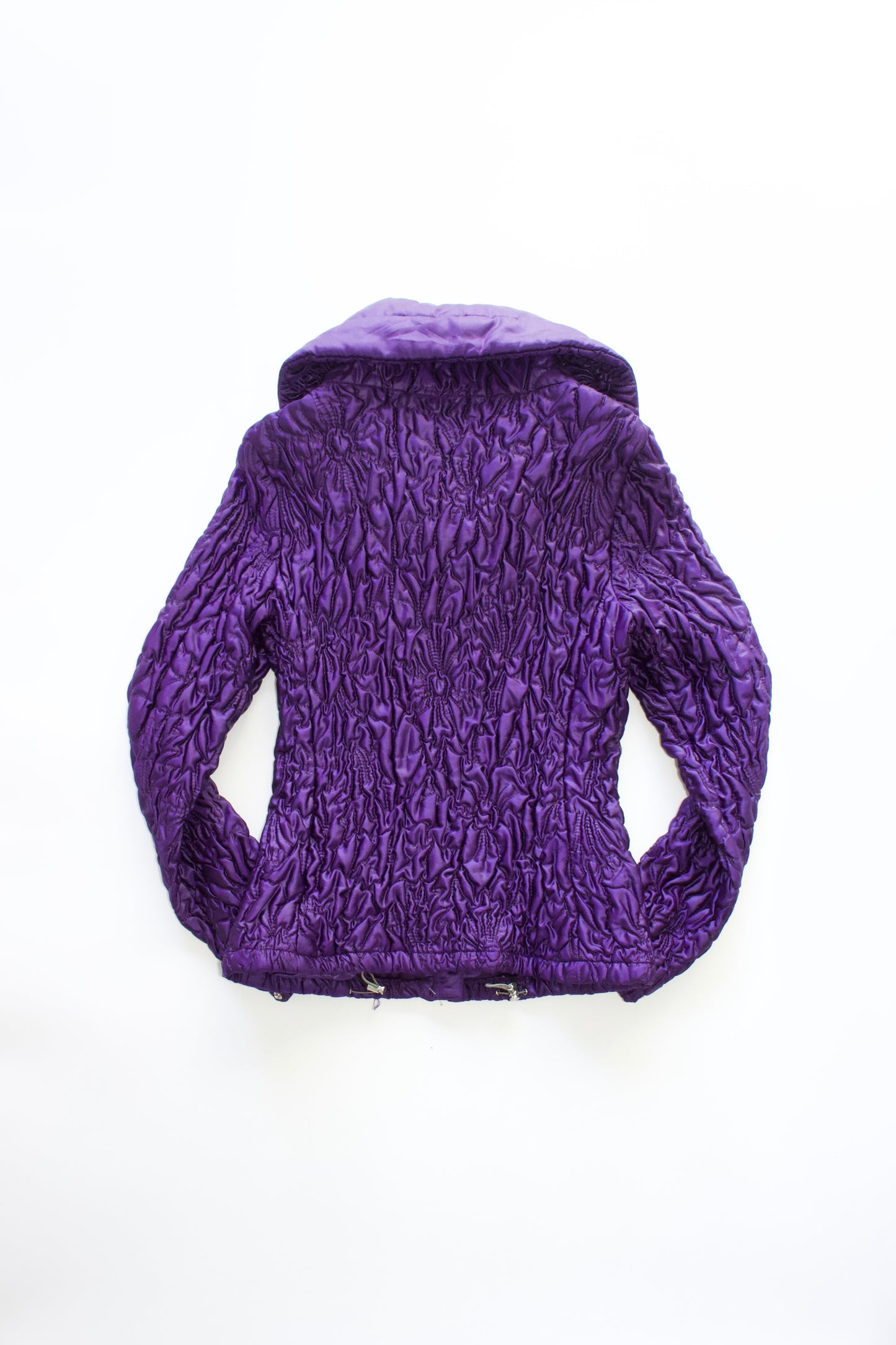 Prada purple matelassé jacket