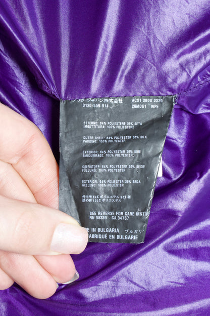 Prada purple matelassé jacket