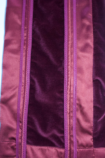 Roberto Cavalli FW 2004 purple velvet trousers