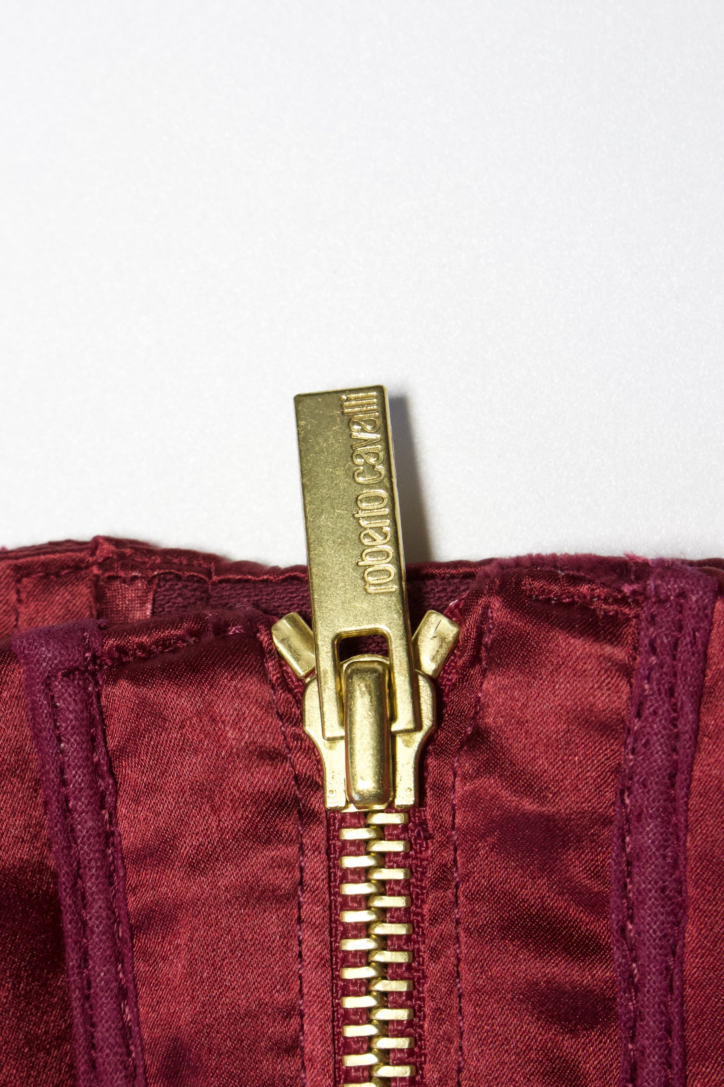 Roberto Cavalli FW 2004 purple velvet trousers