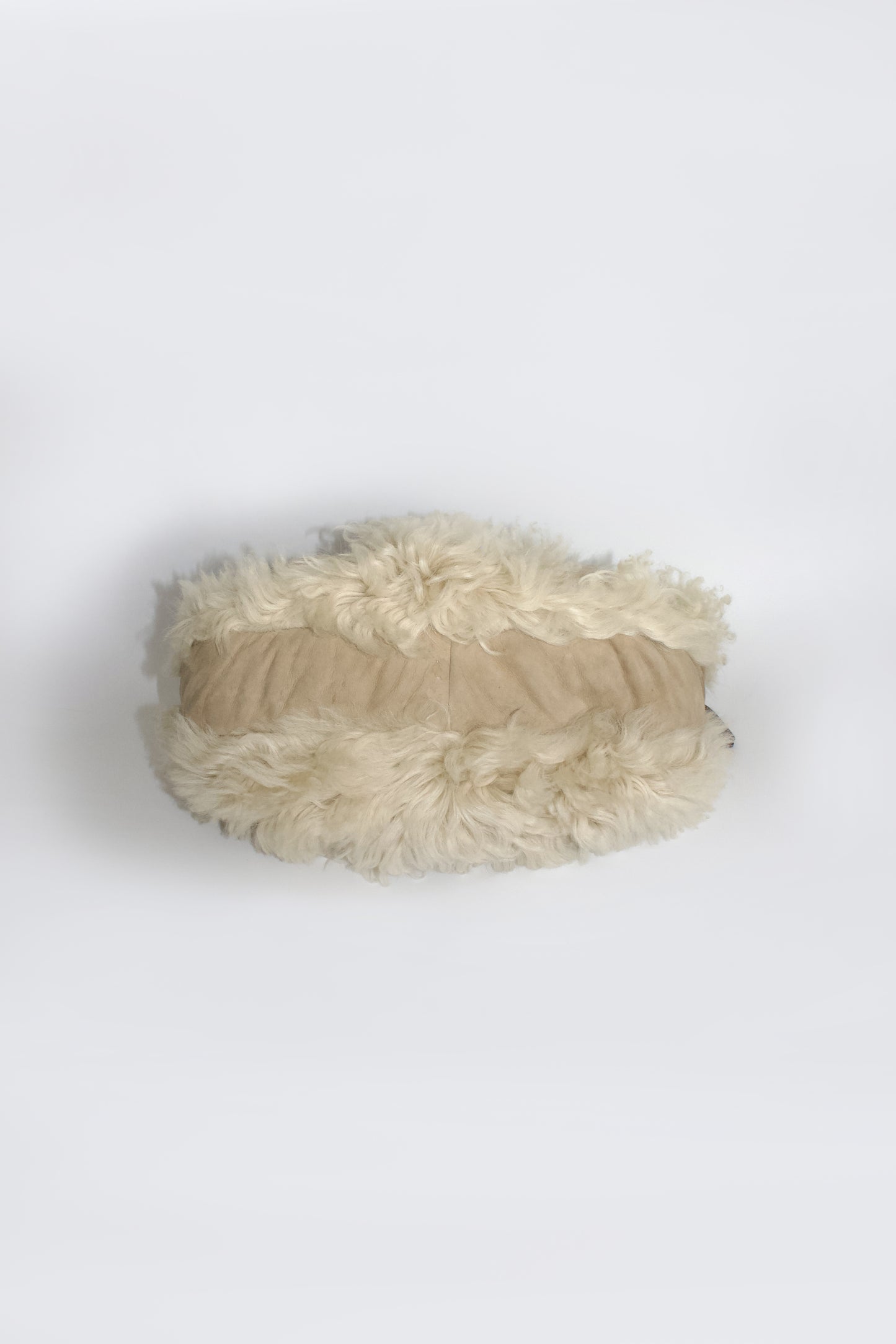 Miu Miu FW 2011 white sheepskin Coffer bag