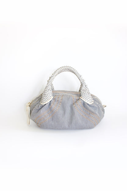 Fendi mini-Spy striped canvas bag