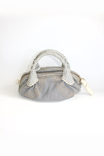 Fendi mini-Spy striped canvas bag