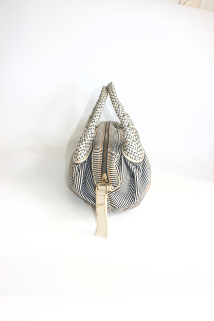 Fendi mini-Spy striped canvas bag