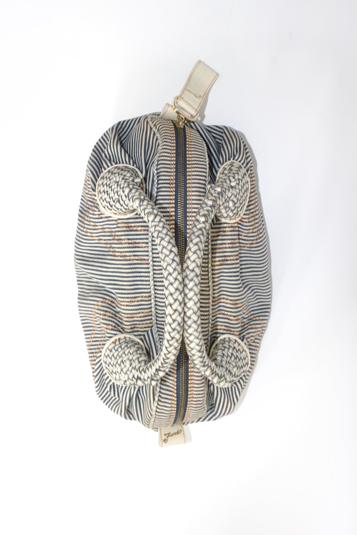 Fendi mini-Spy striped canvas bag