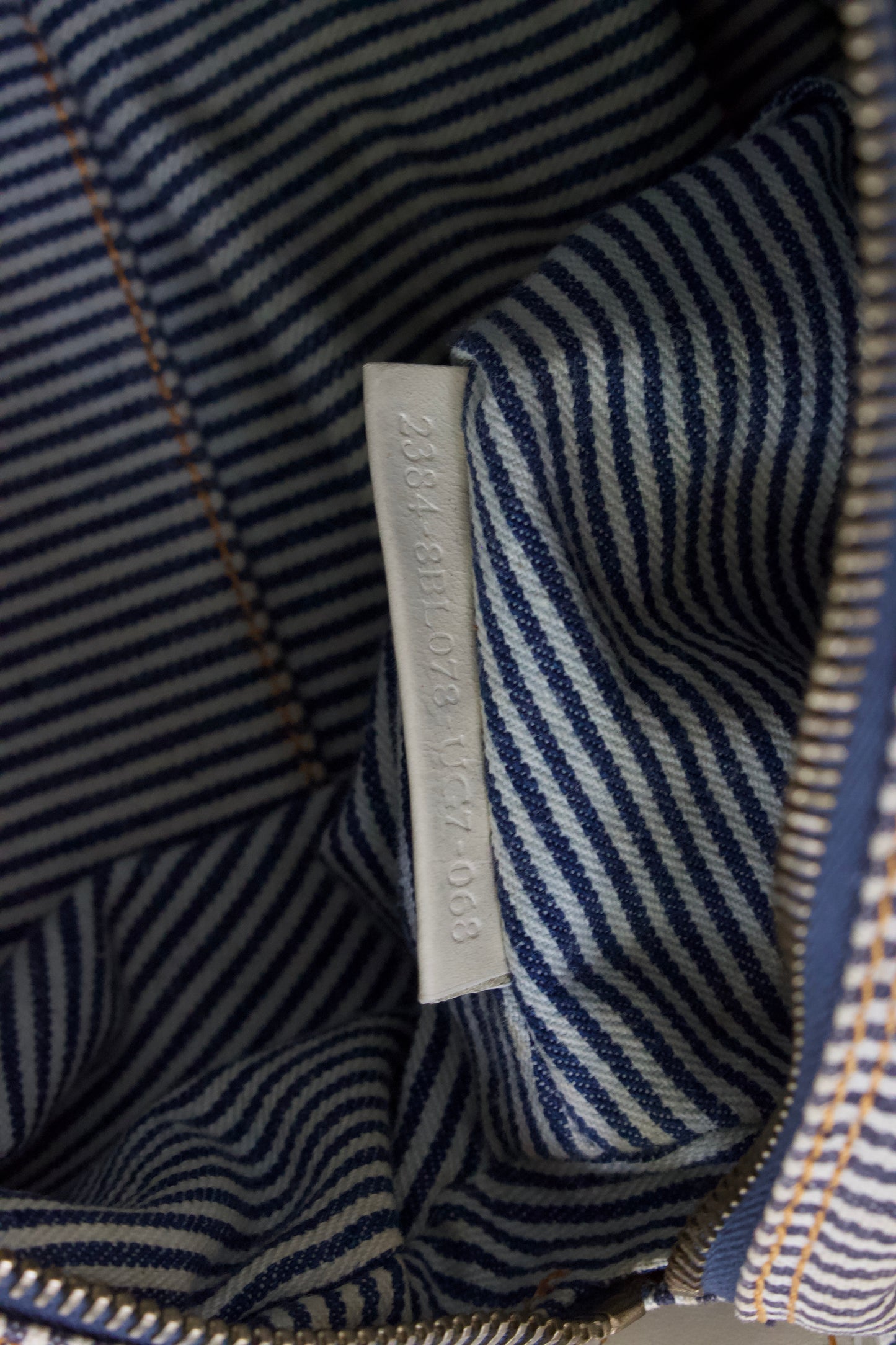 Fendi mini-Spy striped canvas bag