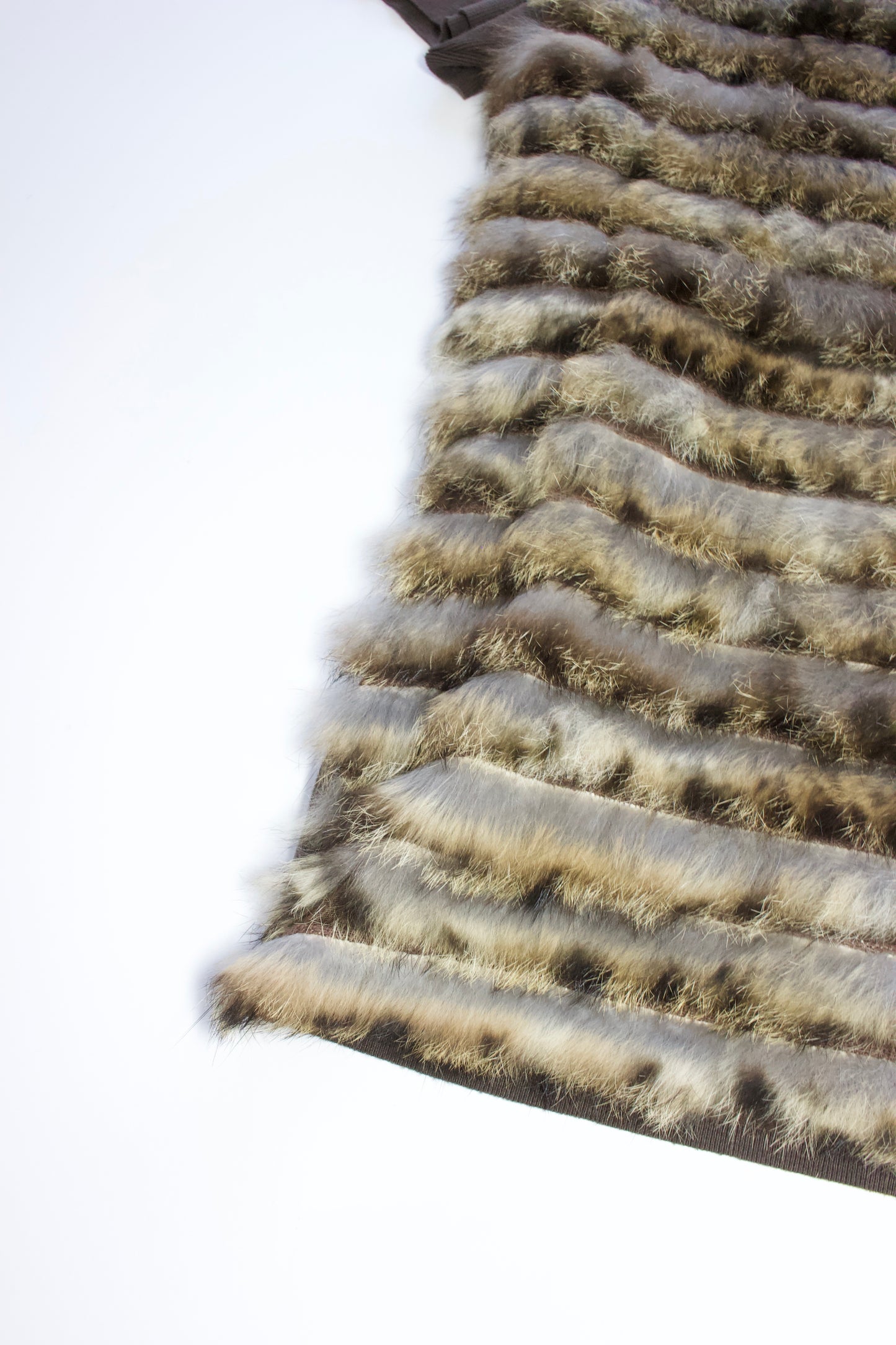 GF Ferre t-shirt with fur appliqué