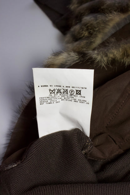 GF Ferre t-shirt with fur appliqué