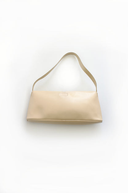 Jean Paul Gaultier beige leather bag