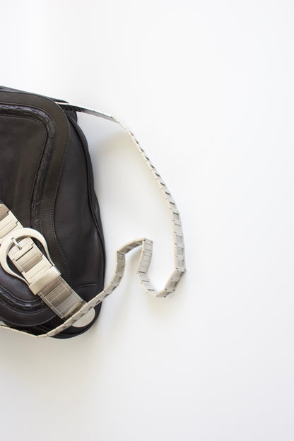 Dior SS 2006 limited edition Gaucho saddle bag with oyster strap handle