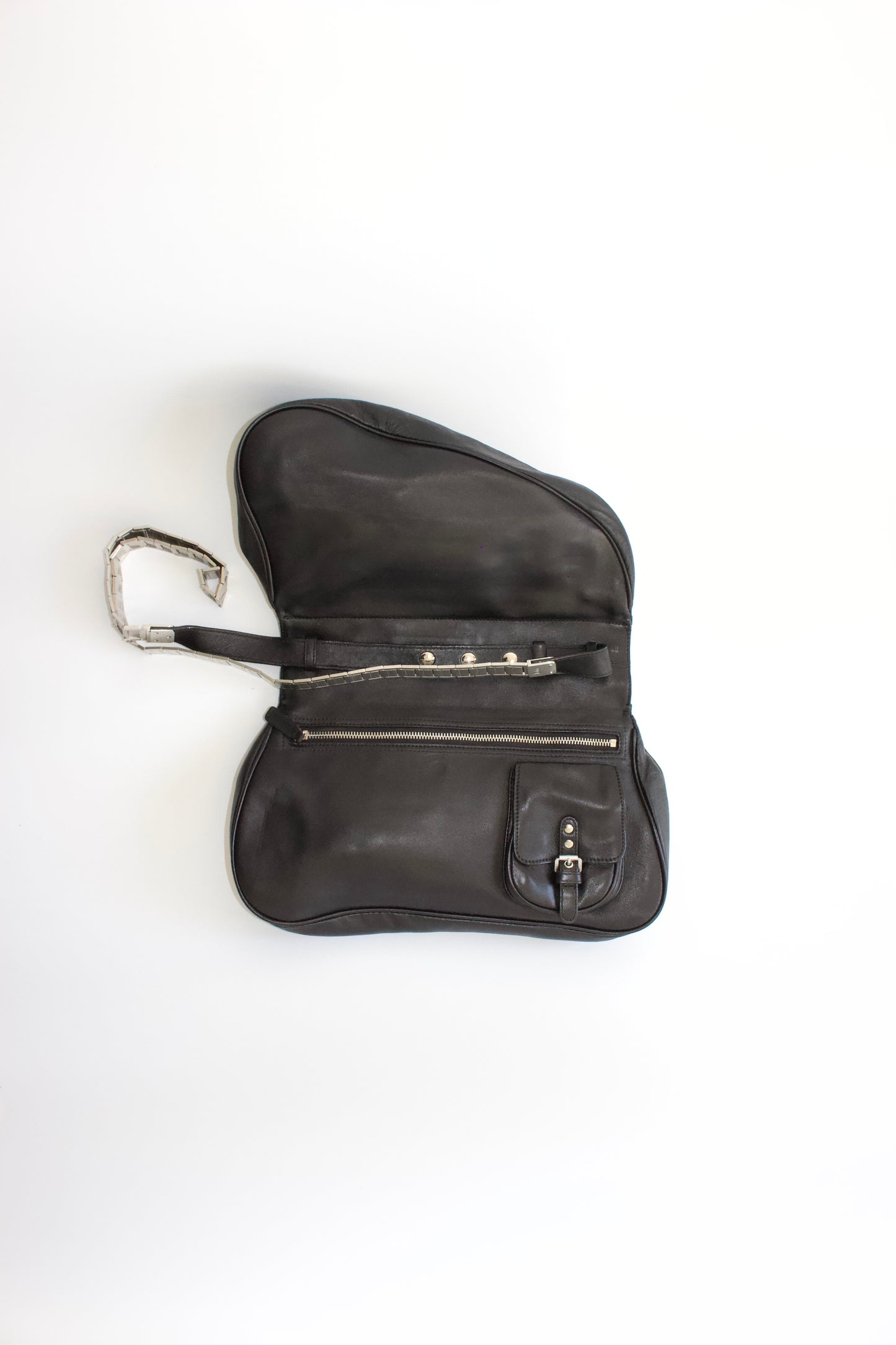 Dior SS 2006 limited edition Gaucho saddle bag with oyster strap handle