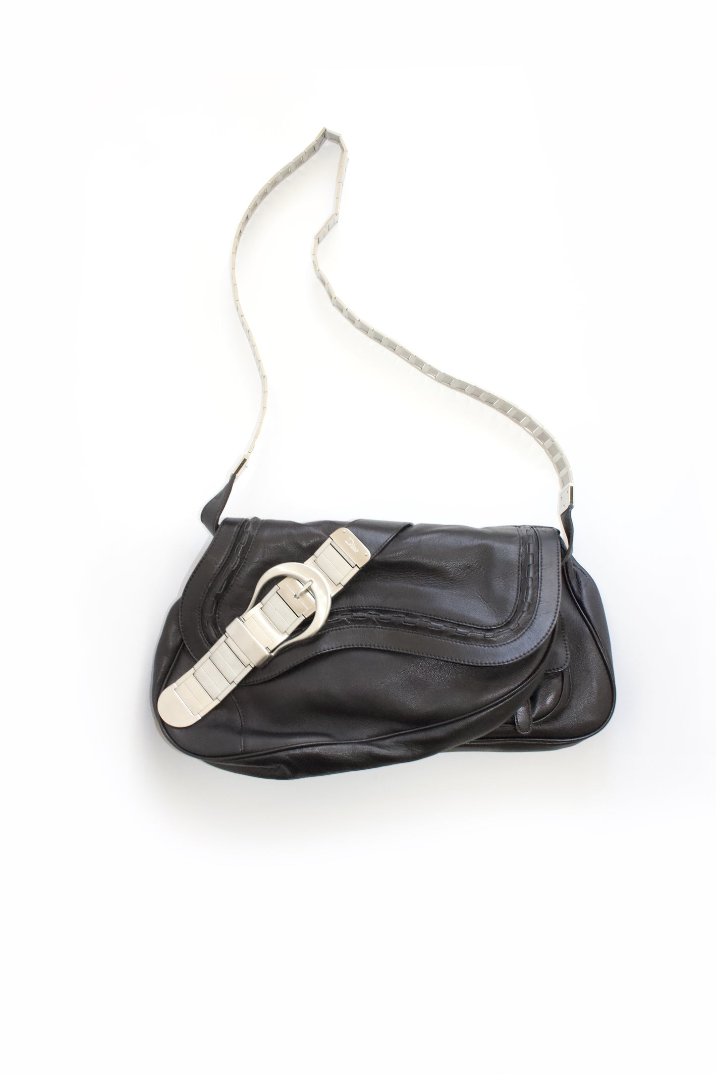 Dior SS 2006 limited edition Gaucho saddle bag with oyster strap handle