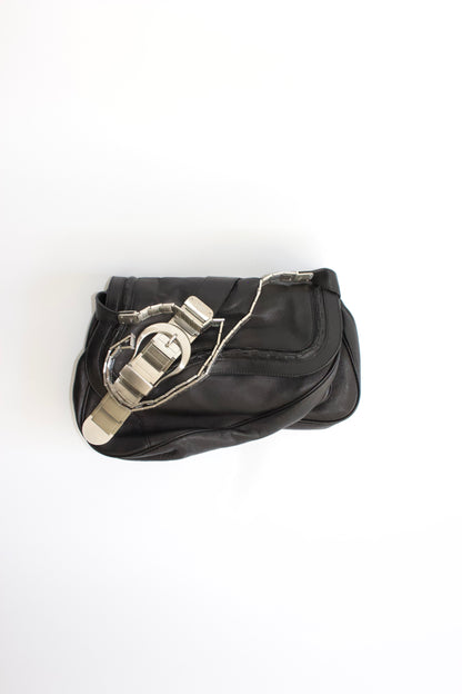 Dior SS 2006 limited edition Gaucho saddle bag with oyster strap handle
