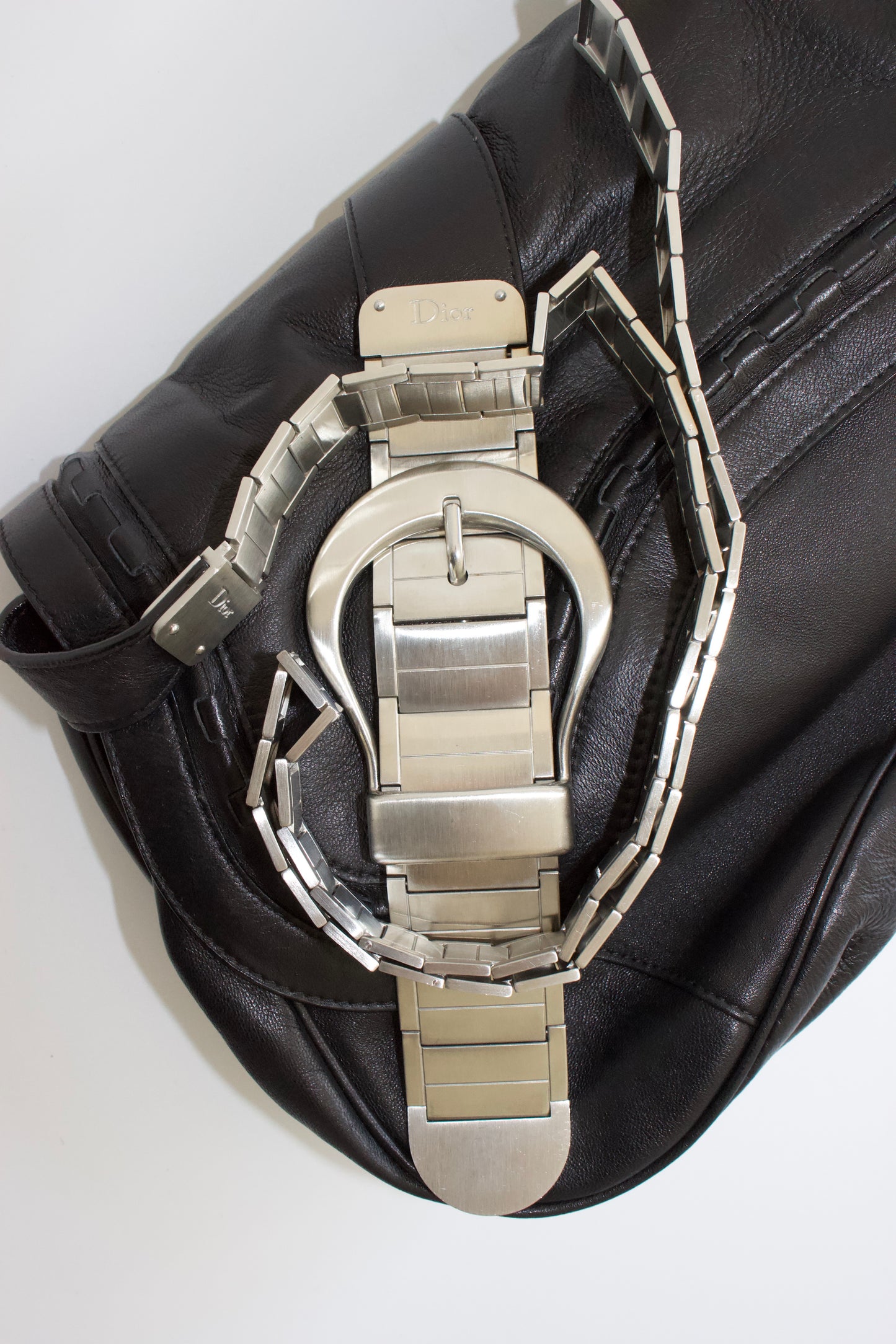 Dior SS 2006 limited edition Gaucho saddle bag with oyster strap handle