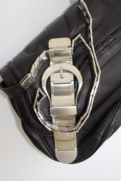 Dior SS 2006 limited edition Gaucho saddle bag with oyster strap handle