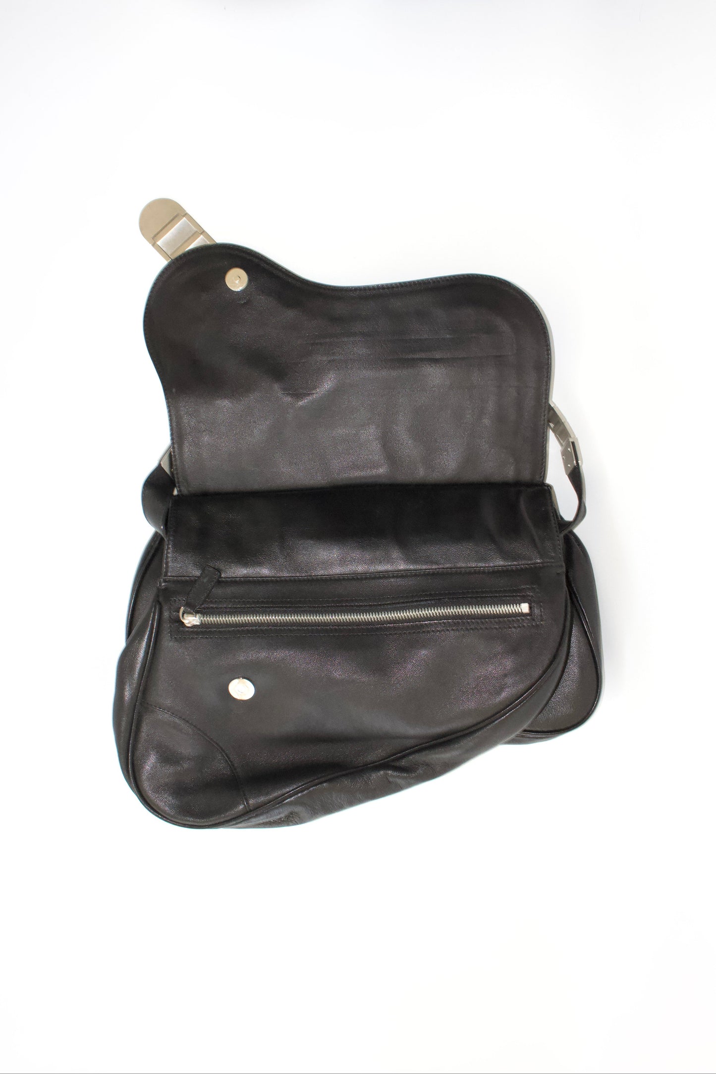 Dior SS 2006 limited edition Gaucho saddle bag with oyster strap handle