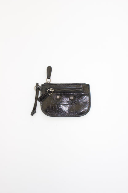 Balenciaga Cagole black coin pouch