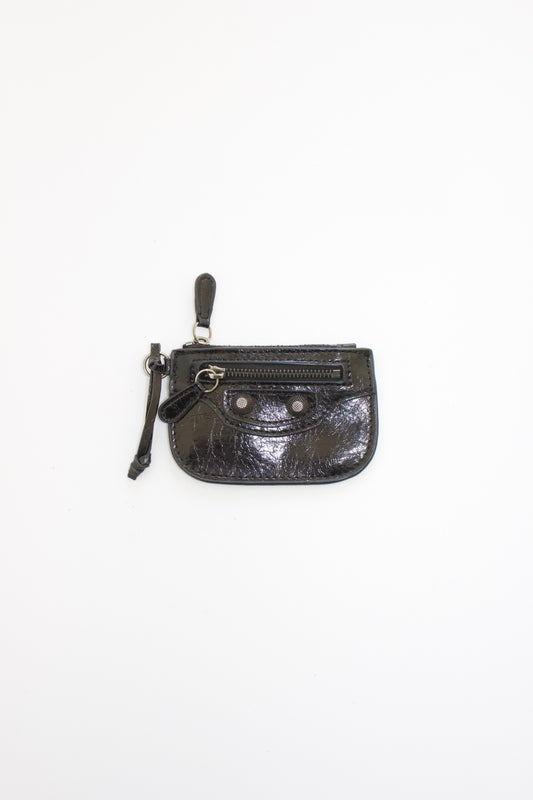 Balenciaga Cagole black coin pouch