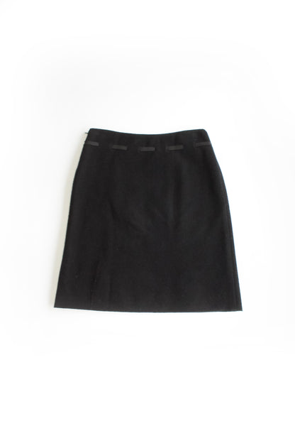 Miu Miu FW 1996 black wool skirt