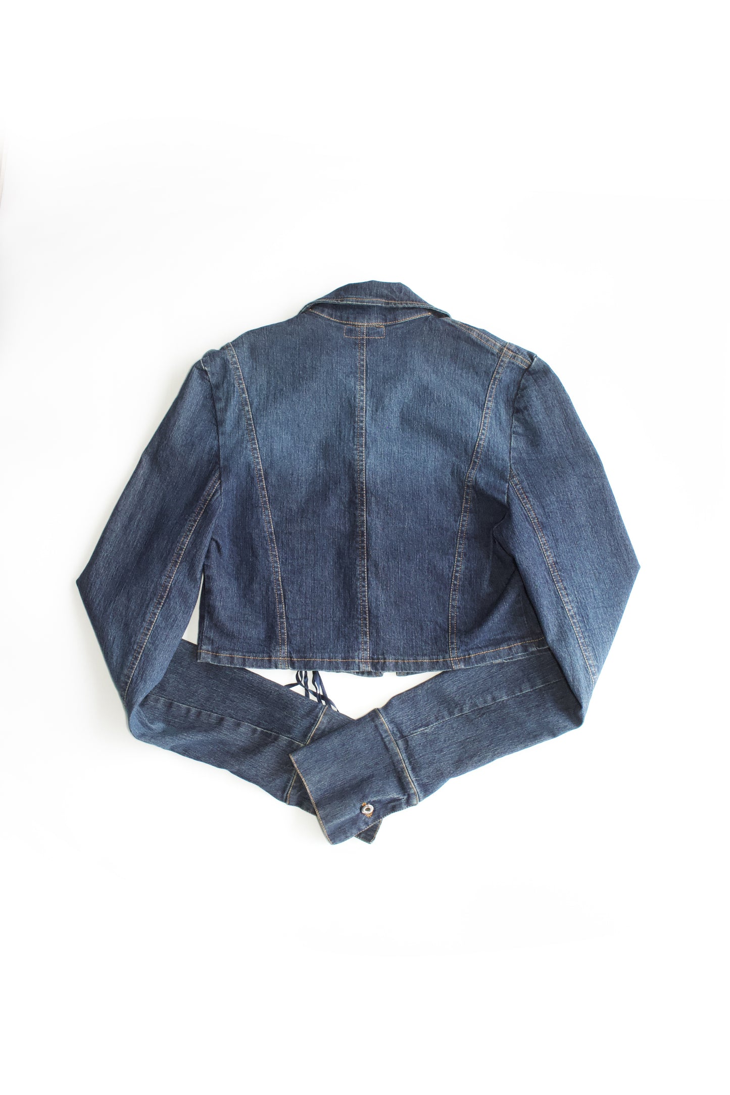 Dolce & Gabbana 2000s denim jacket with lacing