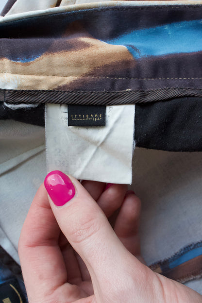 Roberto Cavalli multi-coloured floral jeans