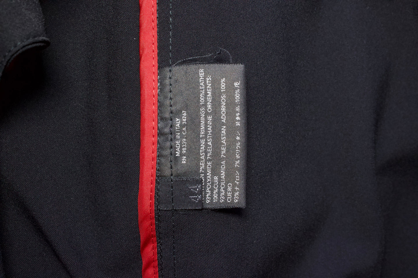 Prada 2000s black skirt with double zipper