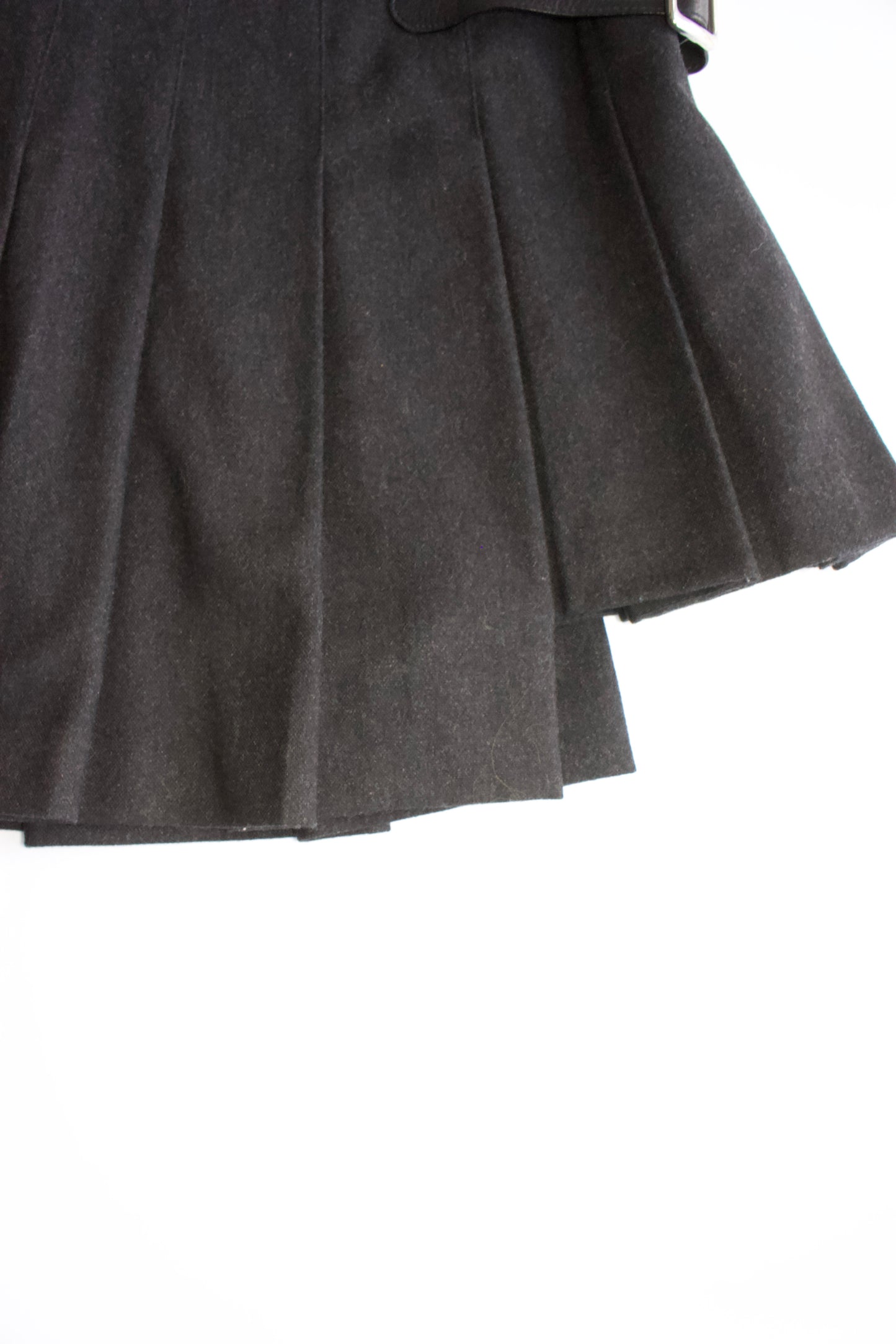 Dolce & Gabbana SS 2003 grey belted skirt