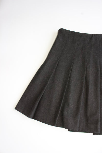 Dolce & Gabbana SS 2003 grey belted skirt