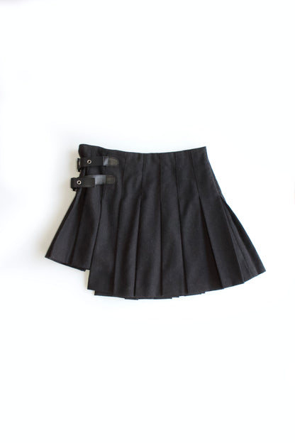 Dolce & Gabbana SS 2003 grey belted skirt