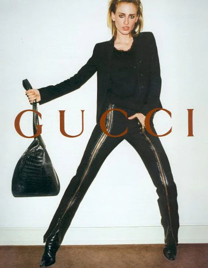 Gucci FW 2001 Tom Ford-era zipped trousers