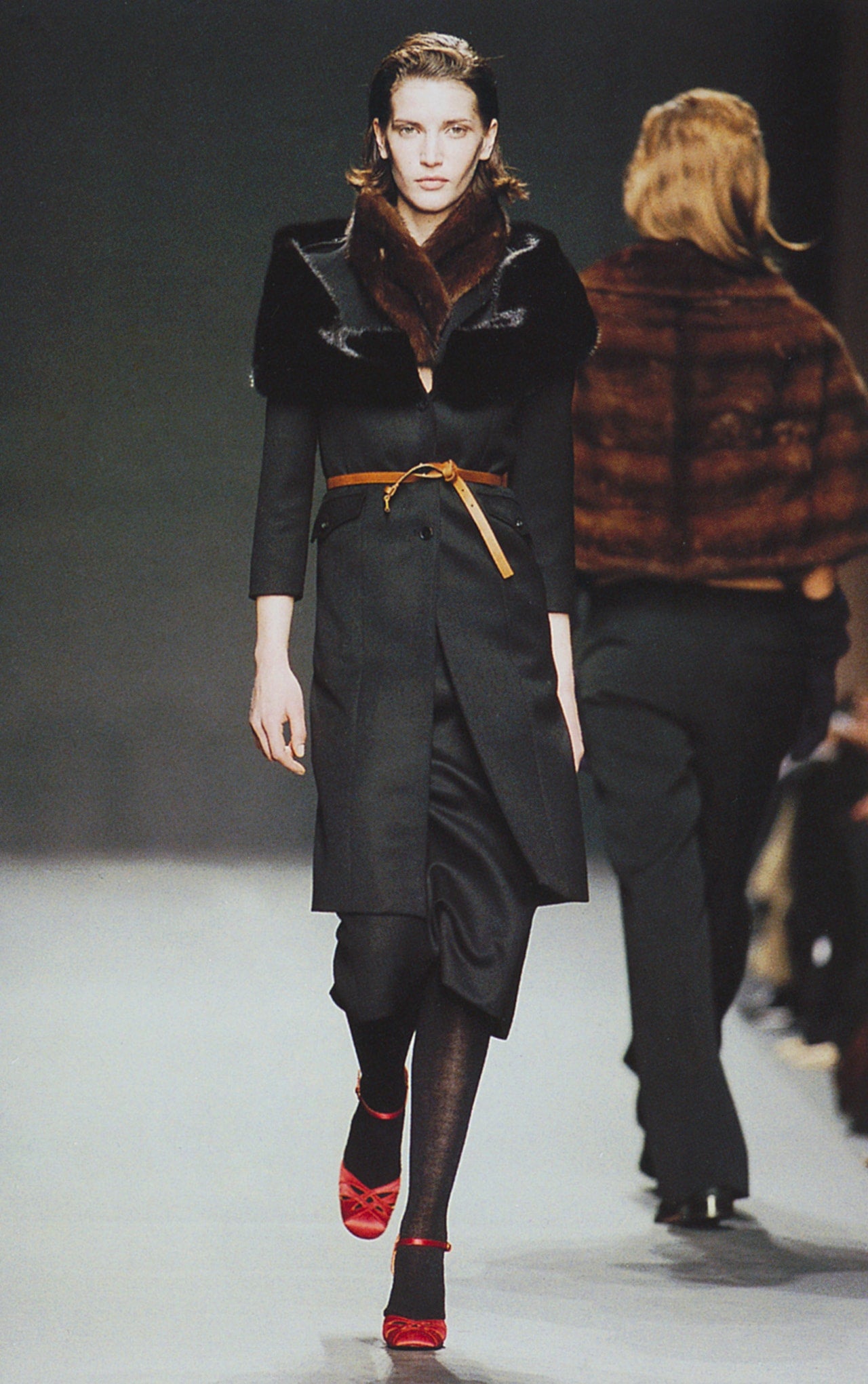 Miu Miu FW 2003 pink satin heels