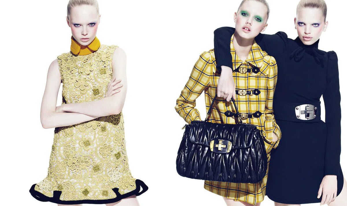 Miu Miu FW 2010 dark grey matelassé bag