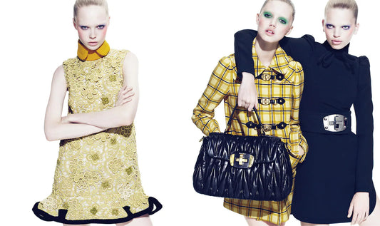 Miu Miu FW 2010 dark grey matelassé bag