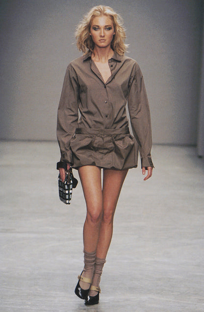 Miu Miu SS 2001 geometric print bag